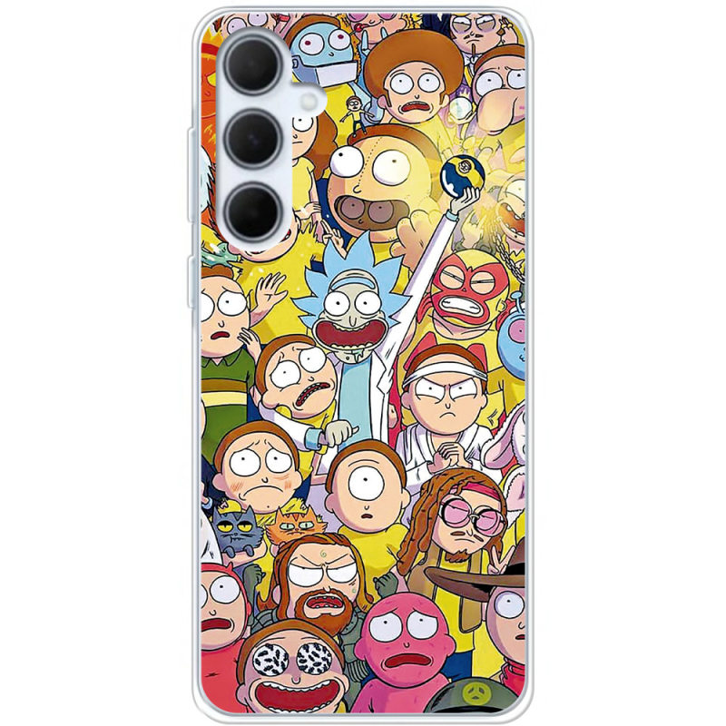 Чехол BoxFace Samsung Galaxy A35 5G (A356) Rick and Morty