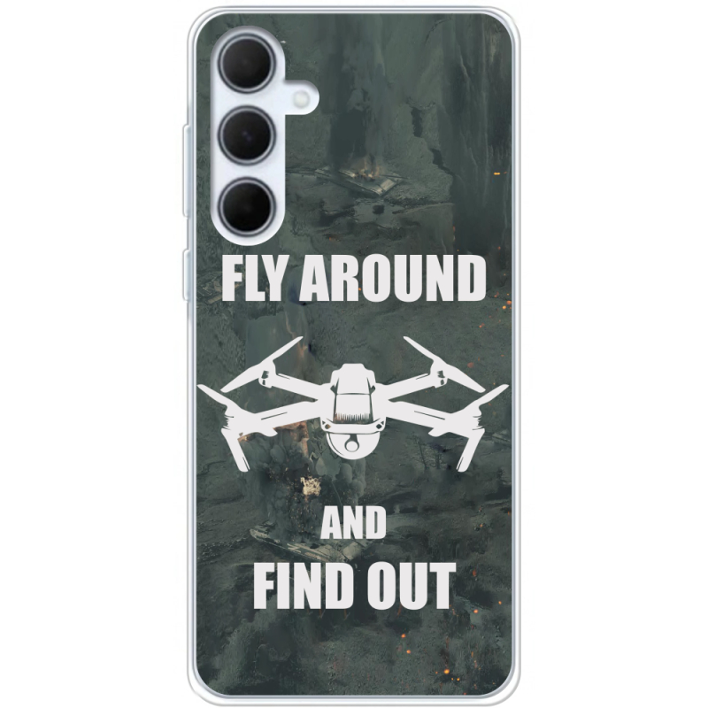 Чехол BoxFace Samsung Galaxy A35 5G (A356) Дрон Fly Around