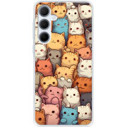 Чехол BoxFace Samsung Galaxy A35 5G (A356) Котики муркотики
