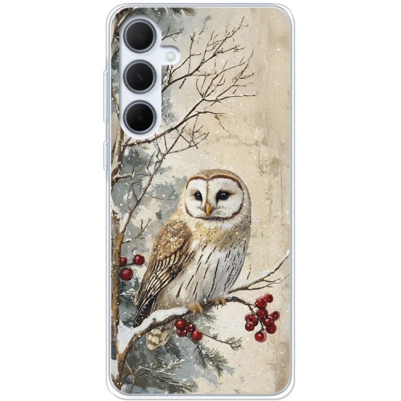 Чехол BoxFace Samsung Galaxy A35 5G (A356) Christmas Owl