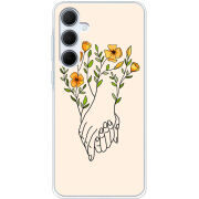 Чехол BoxFace Samsung Galaxy A35 5G (A356) Flower Hands