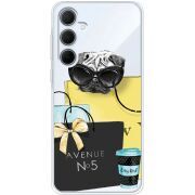 Прозрачный чехол BoxFace Samsung Galaxy A35 5G (A356) Fashion Pug