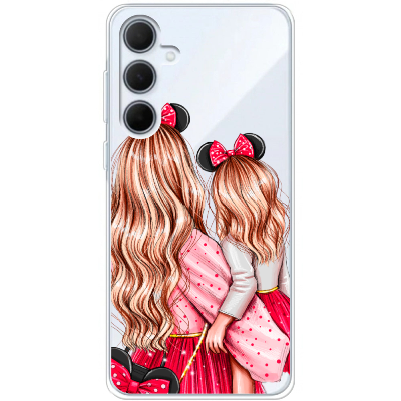 Прозрачный чехол BoxFace Samsung Galaxy A35 5G (A356) Mouse Girls