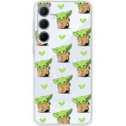 Прозрачный чехол BoxFace Samsung Galaxy A35 5G (A356) Pattern Baby Yoda