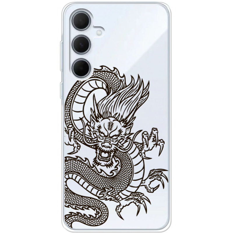 Прозрачный чехол BoxFace Samsung Galaxy A35 5G (A356) Chinese Dragon