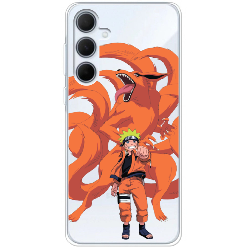 Прозрачный чехол BoxFace Samsung Galaxy A35 5G (A356) Naruto and Kurama