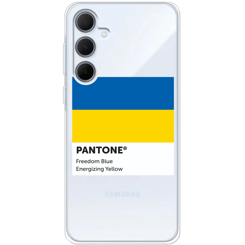 Прозрачный чехол BoxFace Samsung Galaxy A35 5G (A356) Pantone вільний синій