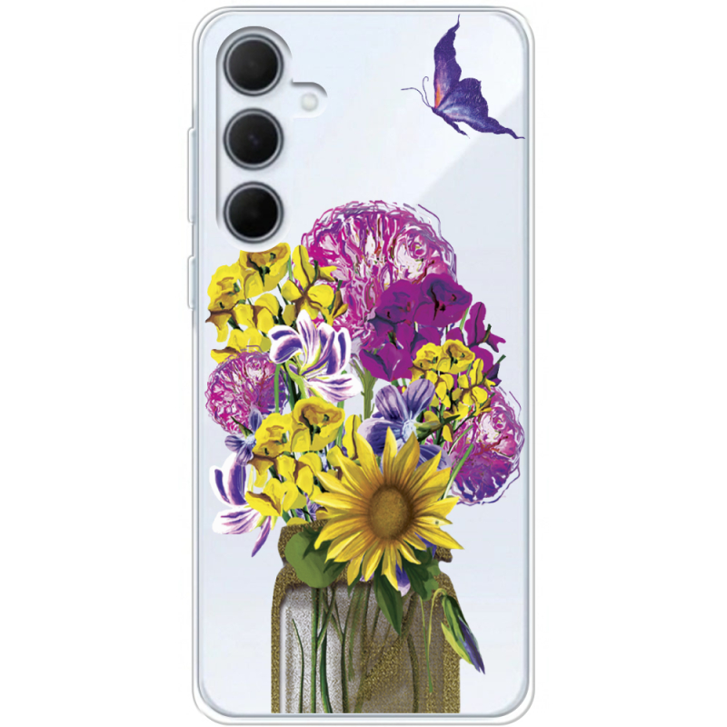 Прозрачный чехол BoxFace Samsung Galaxy A35 5G (A356) My Bouquet