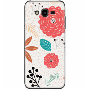 Чехол Uprint Samsung Galaxy J7 Neo Duos J701 Line Flowers