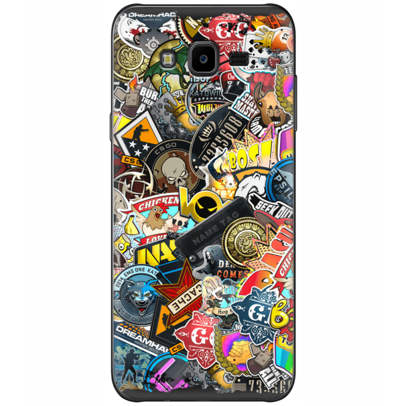 Чехол Uprint Samsung Galaxy J7 Neo Duos J701 CS:Go Stickerbombing