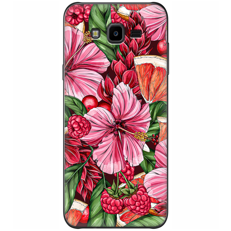 Чехол Uprint Samsung Galaxy J7 Neo Duos J701 Tropical Flowers