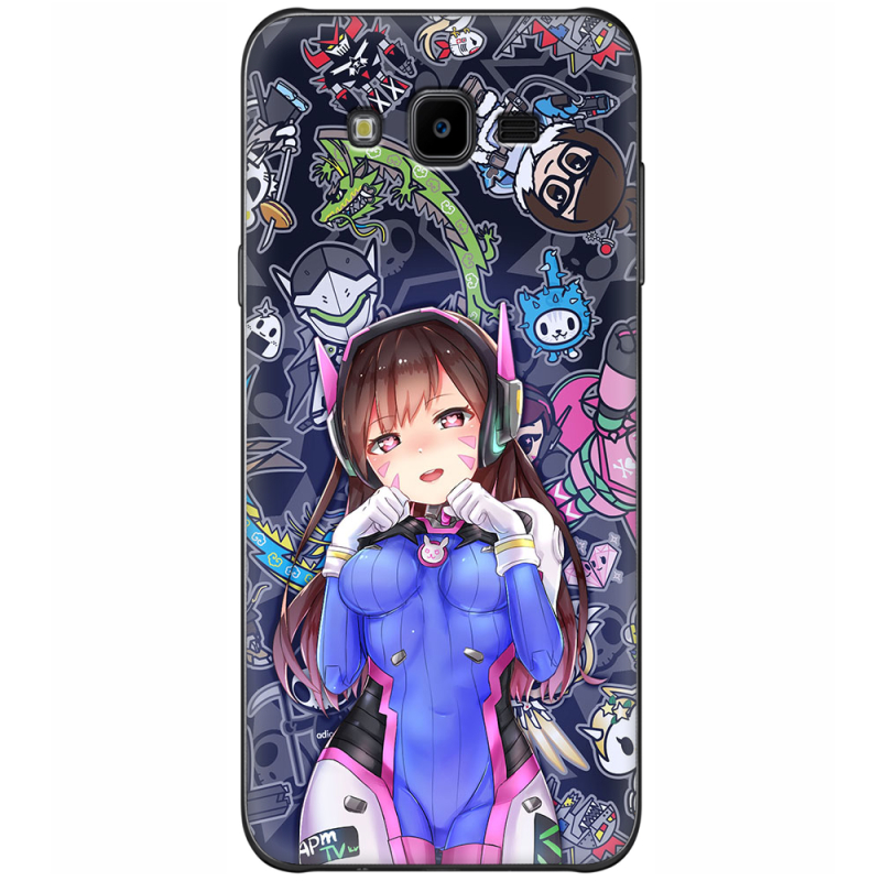 Чехол Uprint Samsung Galaxy J7 Neo Duos J701 Overwatch D.VA