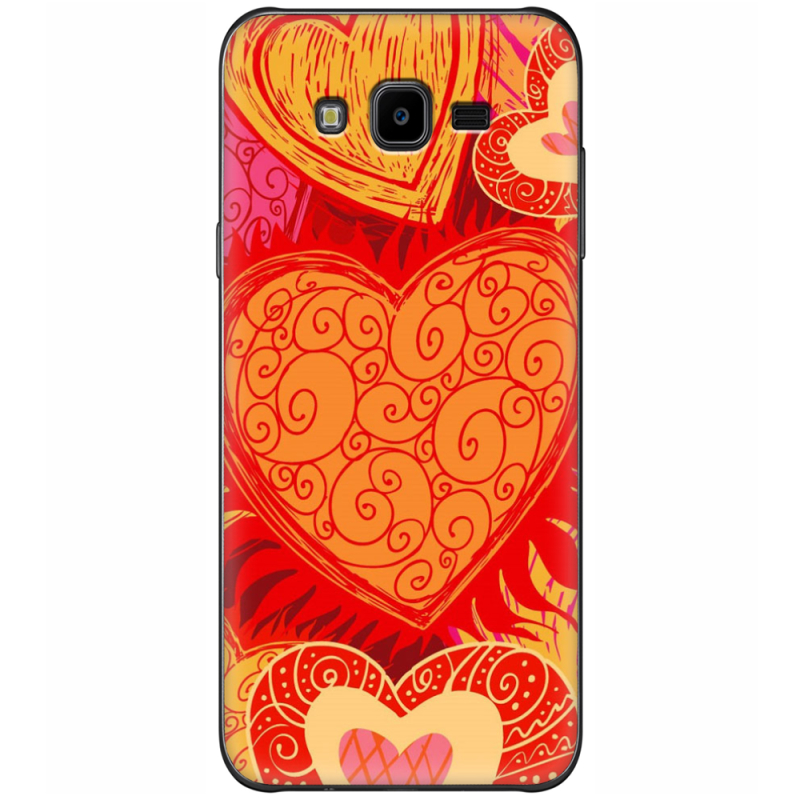 Чехол Uprint Samsung Galaxy J7 Neo Duos J701 Warm Hearts