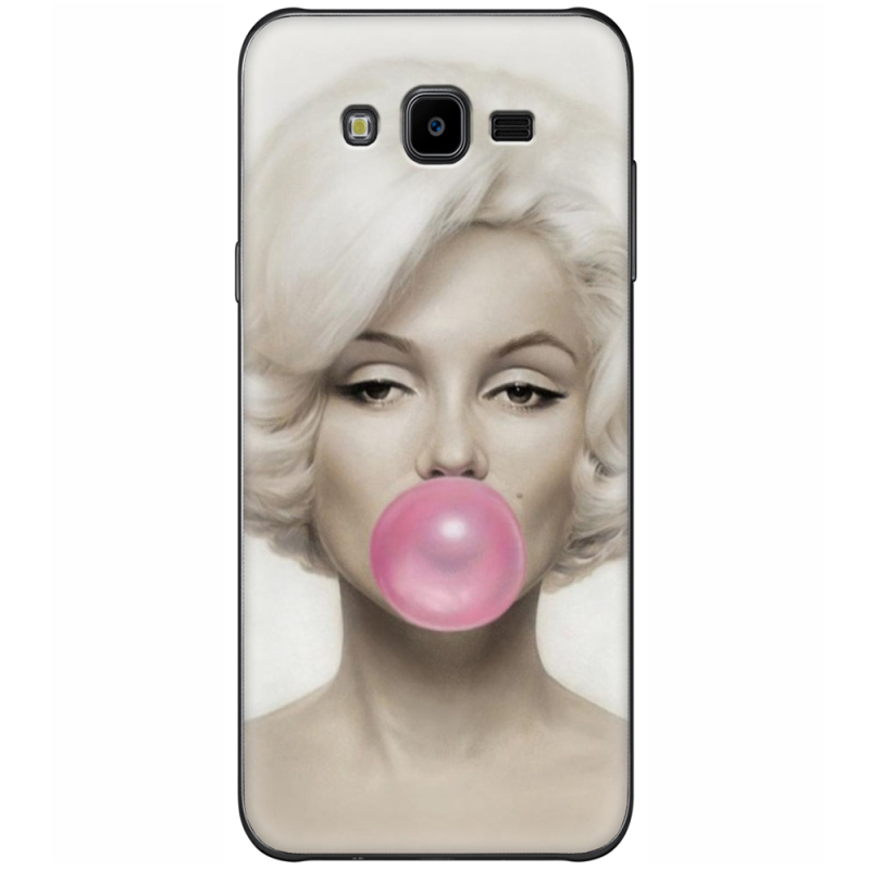 Чехол Uprint Samsung Galaxy J7 Neo Duos J701 Marilyn Monroe Bubble Gum