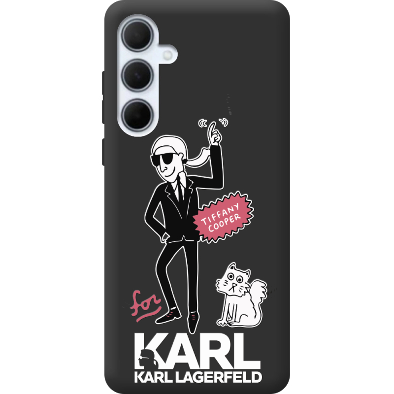 Черный чехол BoxFace Samsung Galaxy A35 5G (A356) For Karl