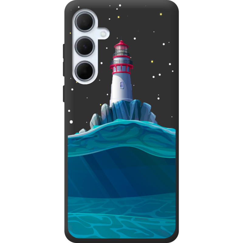 Черный чехол BoxFace Samsung Galaxy A35 5G (A356) Lighthouse