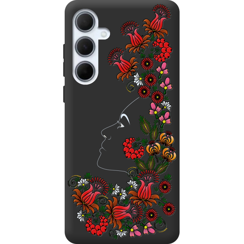 Черный чехол BoxFace Samsung Galaxy A35 5G (A356) 3D Ukrainian Muse