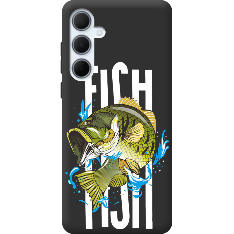 Черный чехол BoxFace Samsung Galaxy A35 5G (A356) Fish