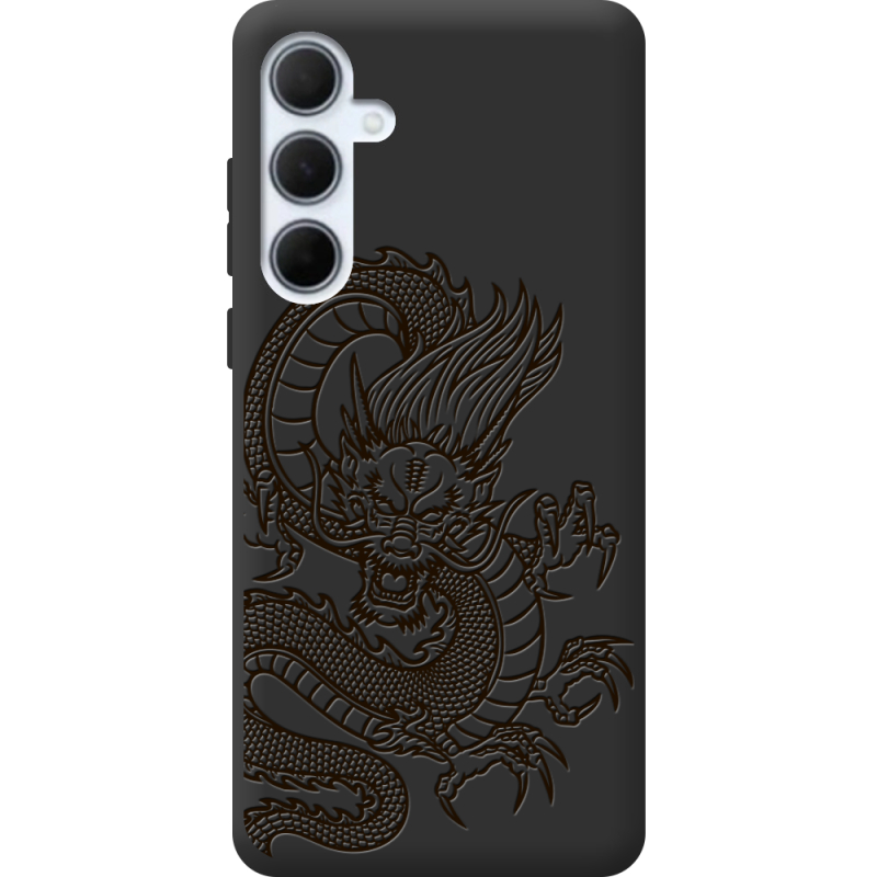 Черный чехол BoxFace Samsung Galaxy A35 5G (A356) Chinese Dragon