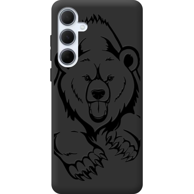 Черный чехол BoxFace Samsung Galaxy A35 5G (A356) Grizzly Bear