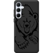 Черный чехол BoxFace Samsung Galaxy A35 5G (A356) Grizzly Bear