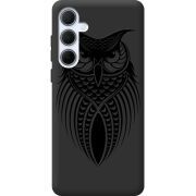 Черный чехол BoxFace Samsung Galaxy A35 5G (A356) Owl