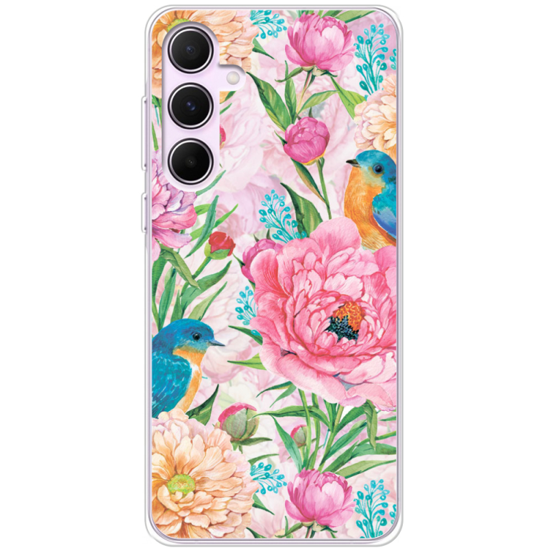 Чехол BoxFace Samsung Galaxy A55 5G (A556) Birds in Flowers