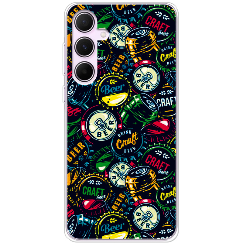 Чехол BoxFace Samsung Galaxy A55 5G (A556) Bottle Caps