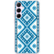 Чехол BoxFace Samsung Galaxy A55 5G (A556) Блакитний Орнамент