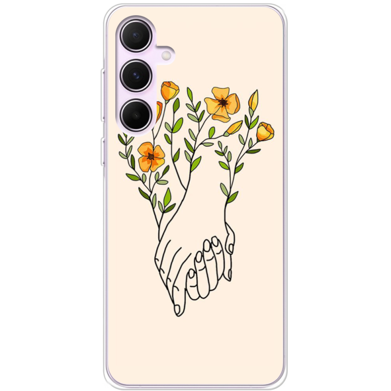 Чехол BoxFace Samsung Galaxy A55 5G (A556) Flower Hands
