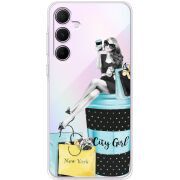 Прозрачный чехол BoxFace Samsung Galaxy A55 5G (A556) City Girl