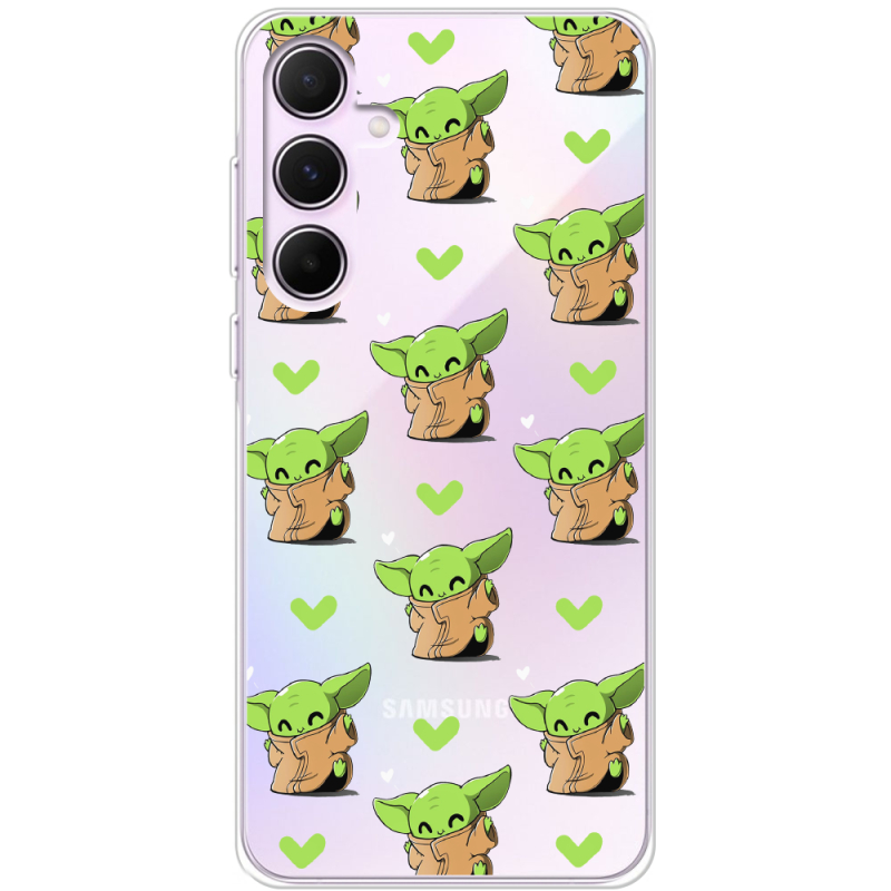 Прозрачный чехол BoxFace Samsung Galaxy A55 5G (A556) Pattern Baby Yoda