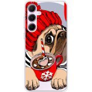 Прозрачный чехол BoxFace Samsung Galaxy A55 5G (A556) Winter Puggy