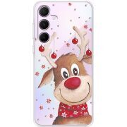 Прозрачный чехол BoxFace Samsung Galaxy A55 5G (A556) Winter Deer