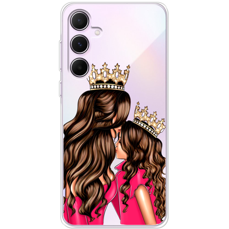 Прозрачный чехол BoxFace Samsung Galaxy A55 5G (A556) Queen and Princess