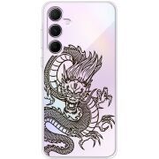 Прозрачный чехол BoxFace Samsung Galaxy A55 5G (A556) Chinese Dragon