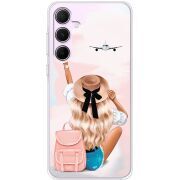 Прозрачный чехол BoxFace Samsung Galaxy A55 5G (A556) Travel Girl