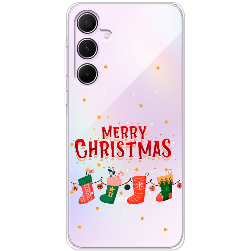 Прозрачный чехол BoxFace Samsung Galaxy A55 5G (A556) Merry Christmas