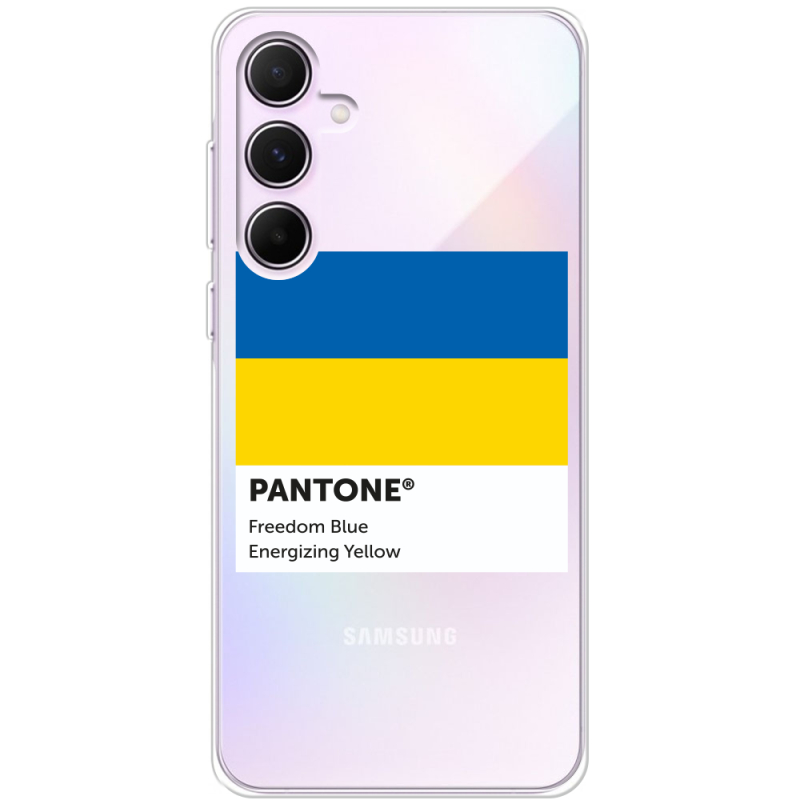 Прозрачный чехол BoxFace Samsung Galaxy A55 5G (A556) Pantone вільний синій