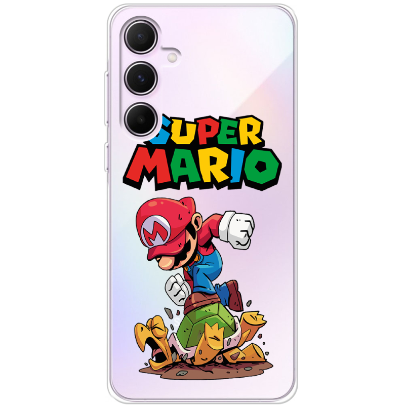 Прозрачный чехол BoxFace Samsung Galaxy A55 5G (A556) Super Mario