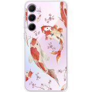 Прозрачный чехол BoxFace Samsung Galaxy A55 5G (A556) Japanese Koi Fish