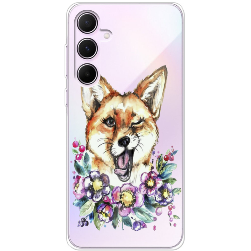 Прозрачный чехол BoxFace Samsung Galaxy A55 5G (A556) Winking Fox