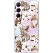 Прозрачный чехол BoxFace Samsung Galaxy A55 5G (A556) Cotton and Rabbits