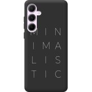 Черный чехол BoxFace Samsung Galaxy A55 5G (A556) Minimalistic
