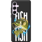 Черный чехол BoxFace Samsung Galaxy A55 5G (A556) Fish