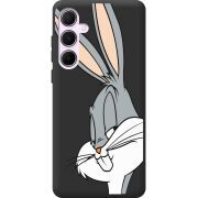 Черный чехол BoxFace Samsung Galaxy A55 5G (A556) Lucky Rabbit