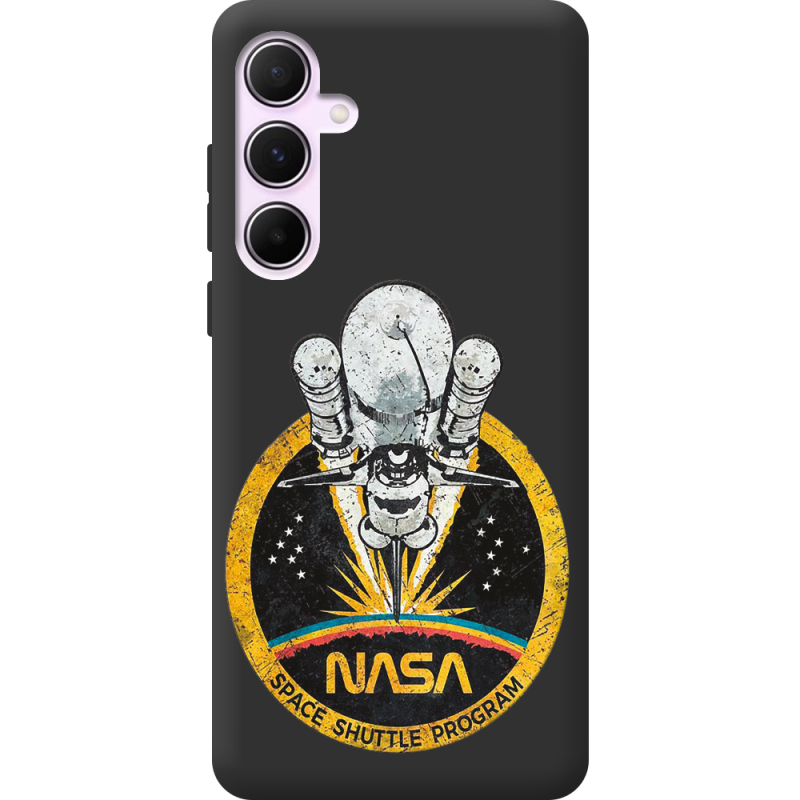 Черный чехол BoxFace Samsung Galaxy A55 5G (A556) NASA Spaceship