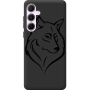 Черный чехол BoxFace Samsung Galaxy A55 5G (A556) Wolf