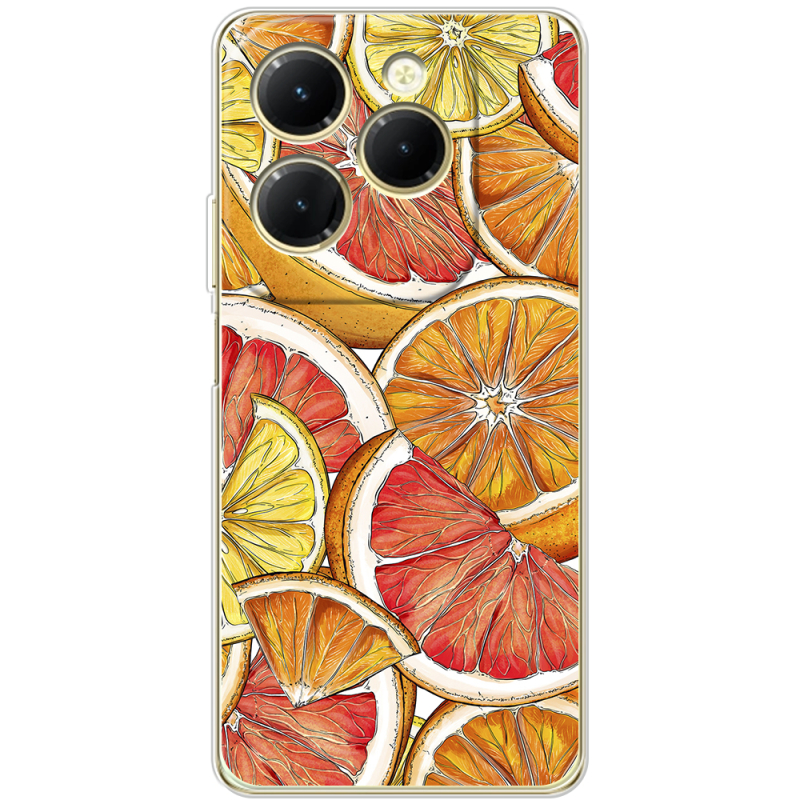 Чехол BoxFace Infinix Hot 40 Citrus Pattern