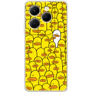 Чехол BoxFace Infinix Hot 40 Yellow Ducklings